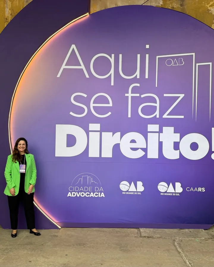 Dra. Vandrea na Cidade da Advocacia, evento da OAB/RS